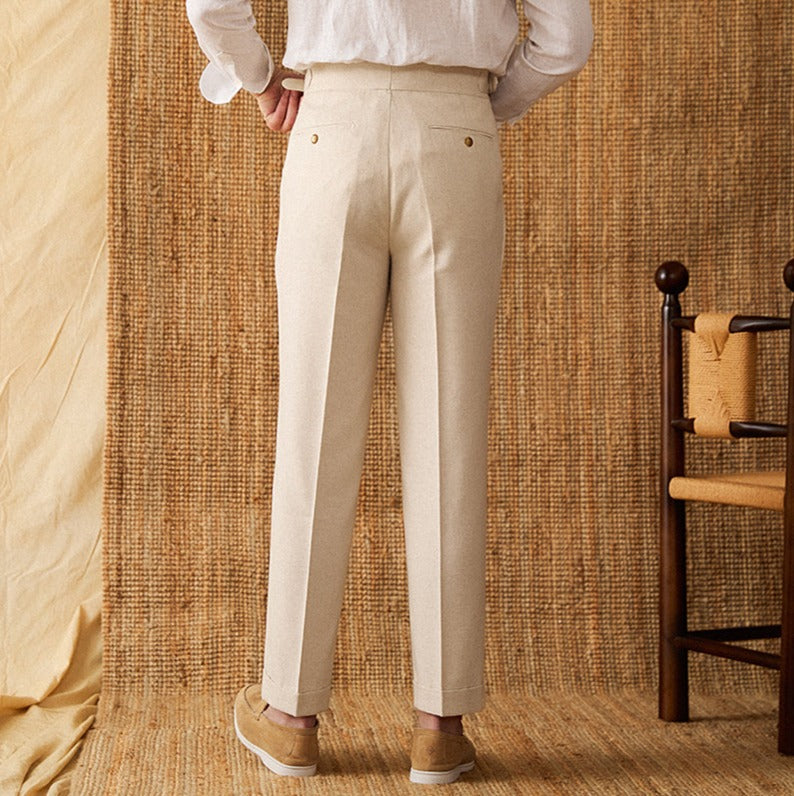 Madrid Elegant Straight Fit Trousers