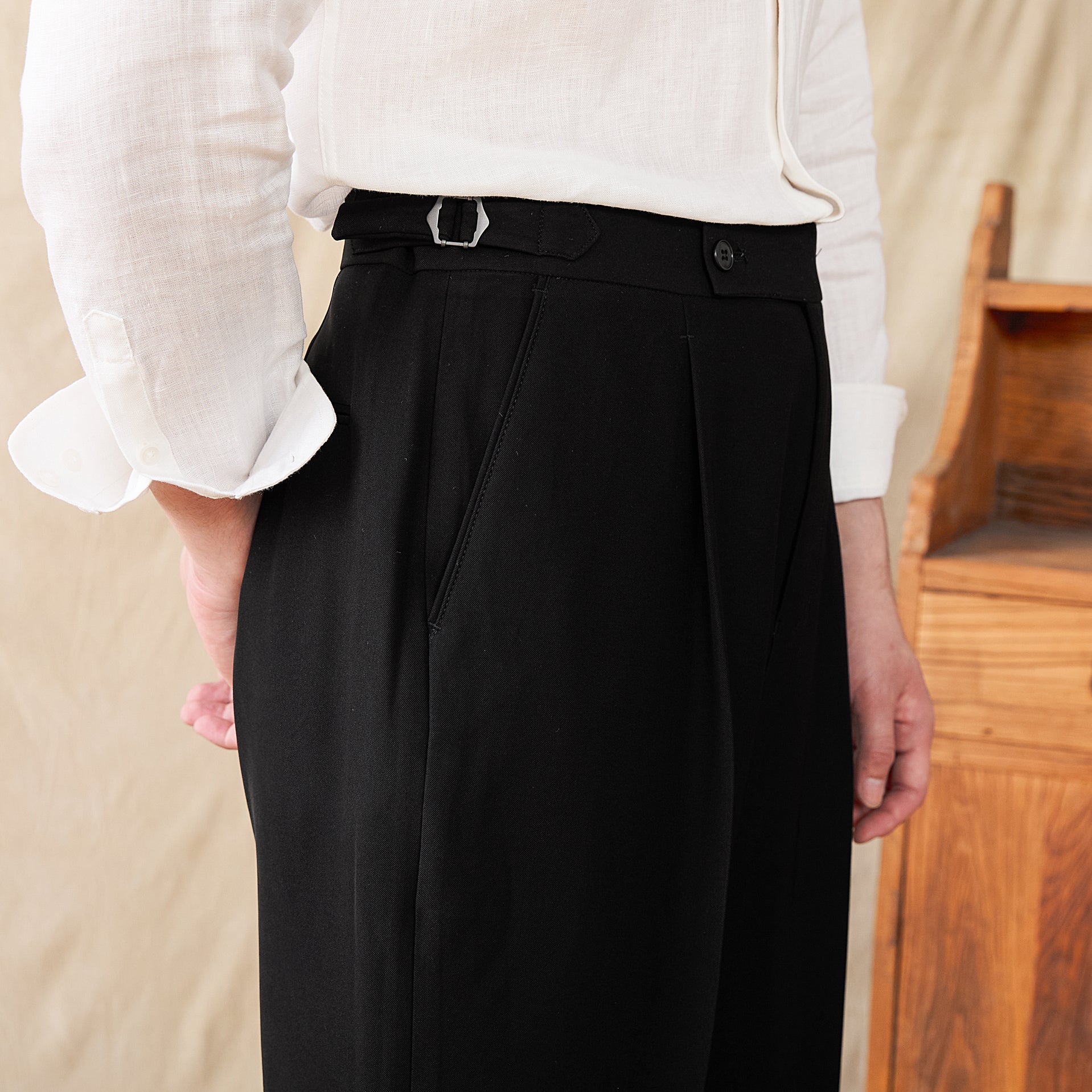 Bergen Pleated Trousers