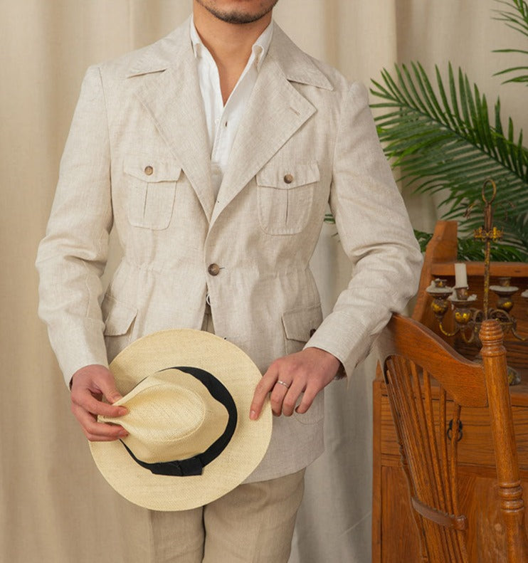 Dioréa Linen Safari Jacket