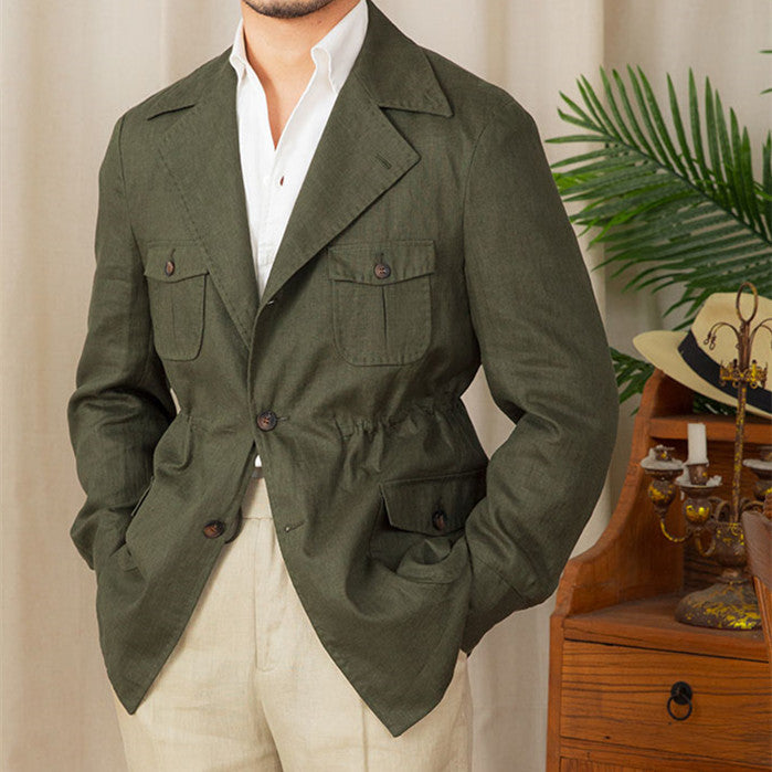 Dioréa Linen Safari Jacket