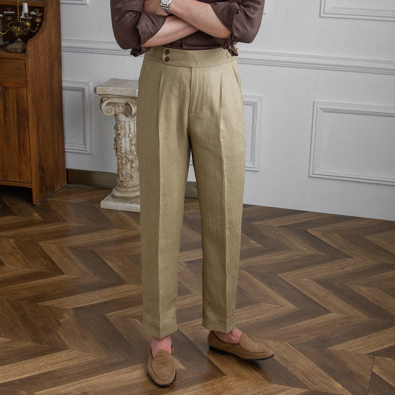 Veneto Double Button Trousers