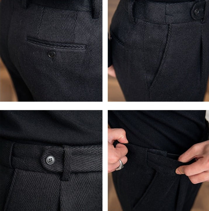 Duke Wool Blend Trousers