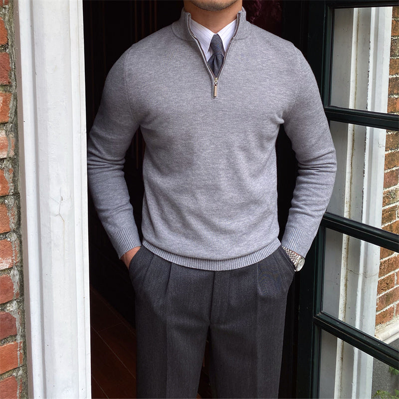 St. James Half-Zip Knitted Jumper