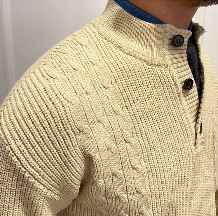 Firenze Button Knit Sweater