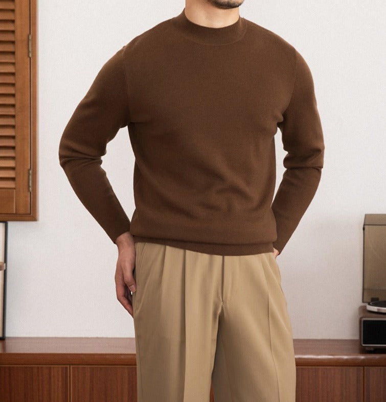 Rexmond Classic Slim Fit Merino Wool Sweater