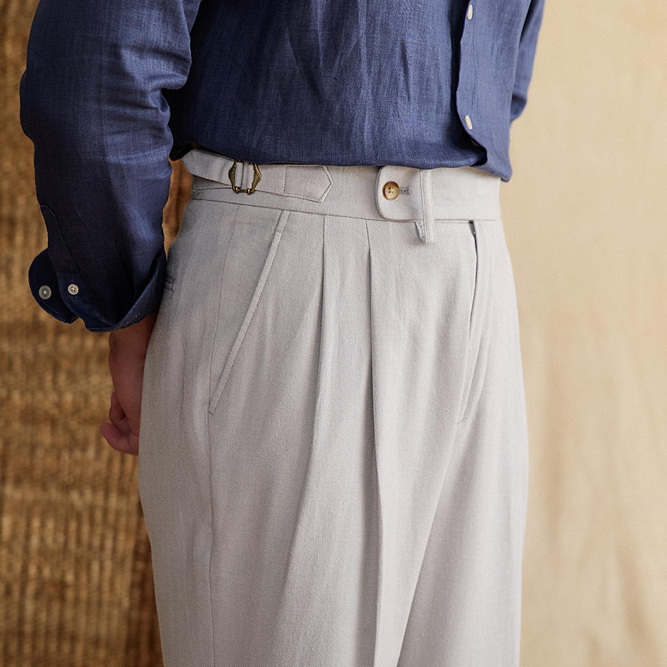 Madrid Elegant Straight Fit Trousers