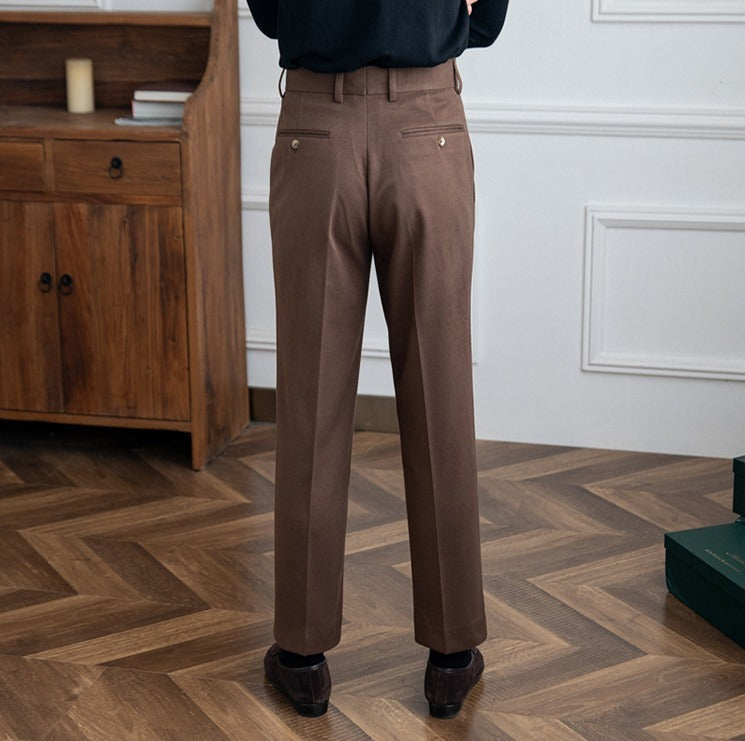 Bellagio Wool Straight Trousers