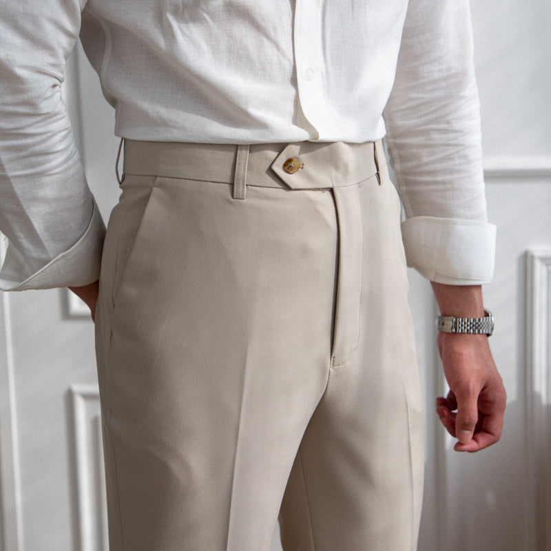 St. Motriz Straight Fit Trousers