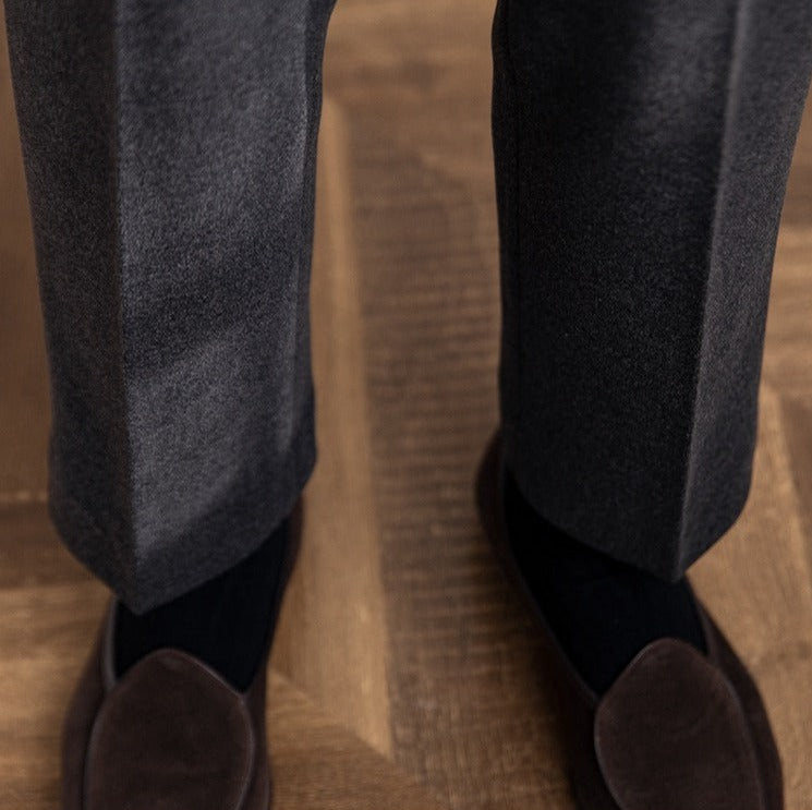 Bellagio Wool Straight Trousers