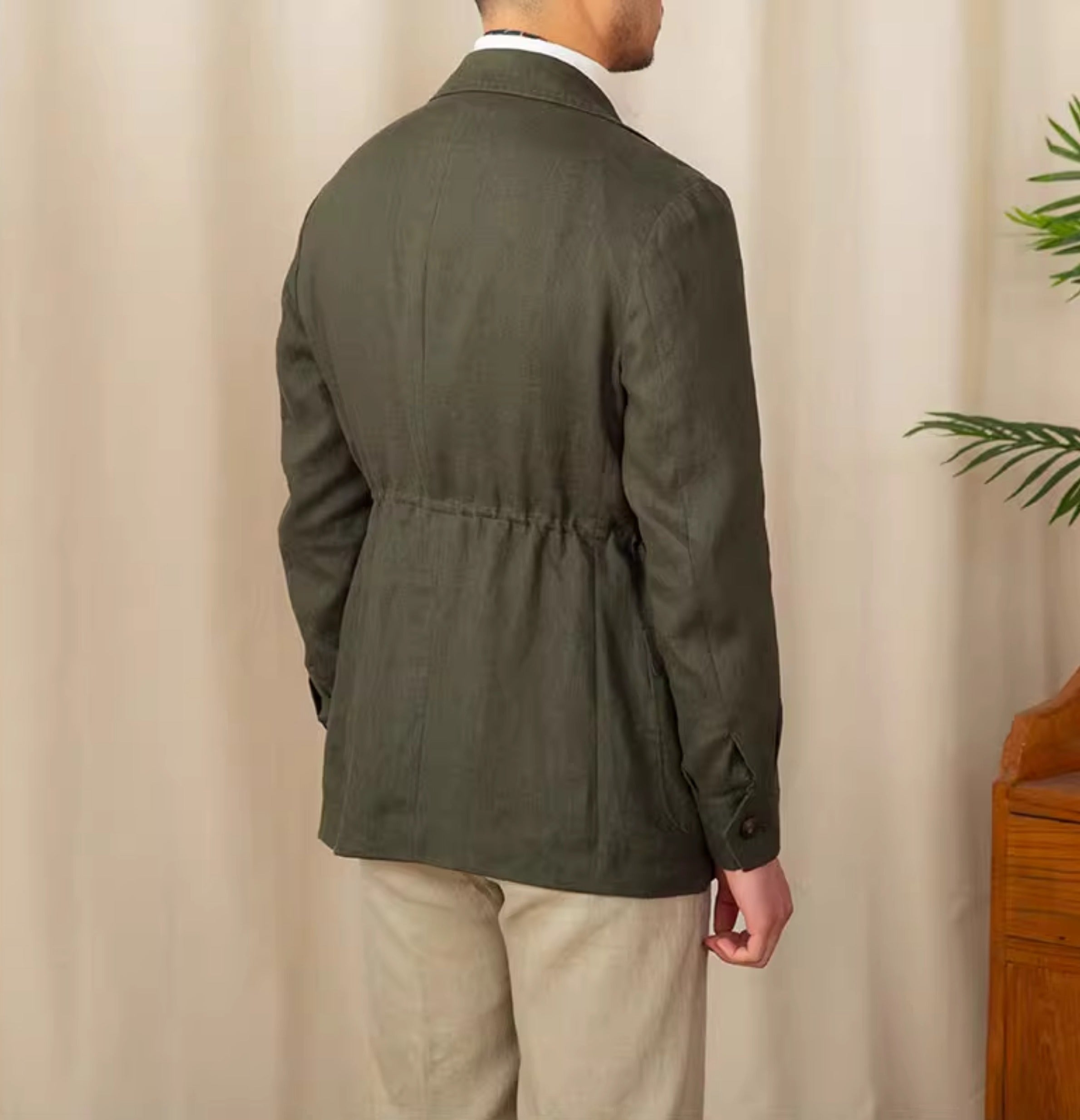 Dioréa Linen Safari Jacket