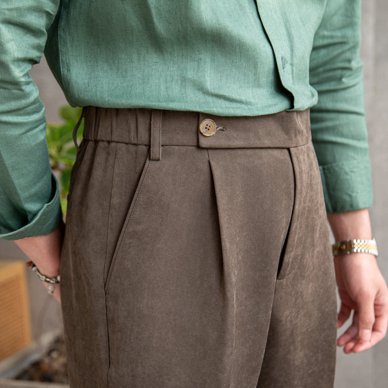 Cognac Soft Toutch Trousers