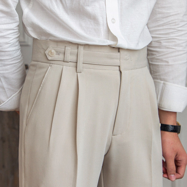 Amalfi Double Pleat Trousers