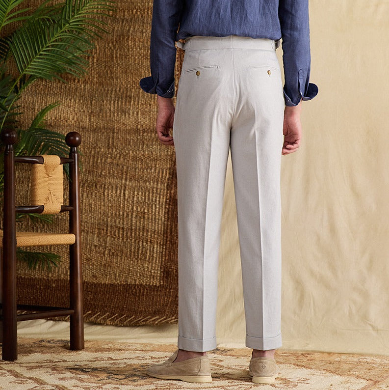 Madrid Elegant Straight Fit Trousers