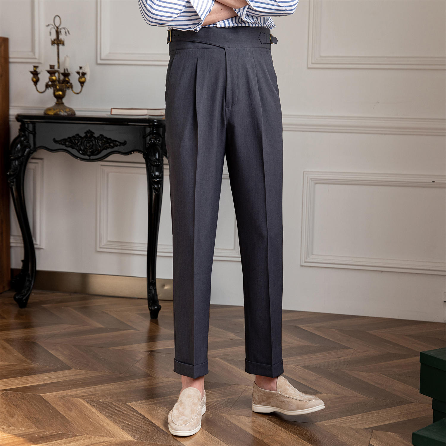 Montague Pleated Trousers