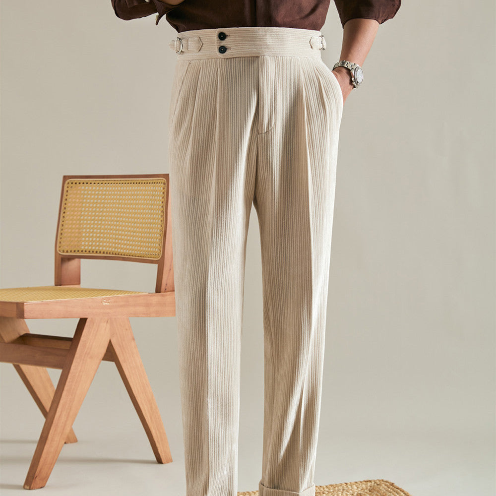 Belgravia Double Pleated Trousers