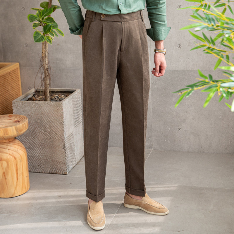 Cognac Soft Toutch Trousers