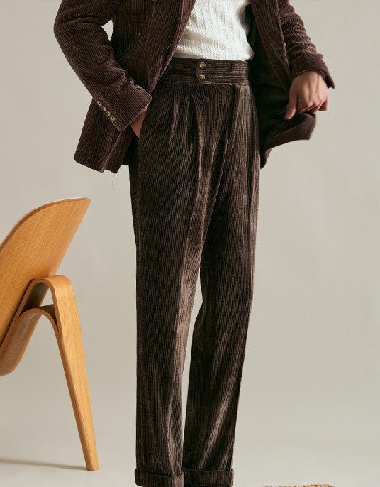 Belgravia Double Pleated Trousers