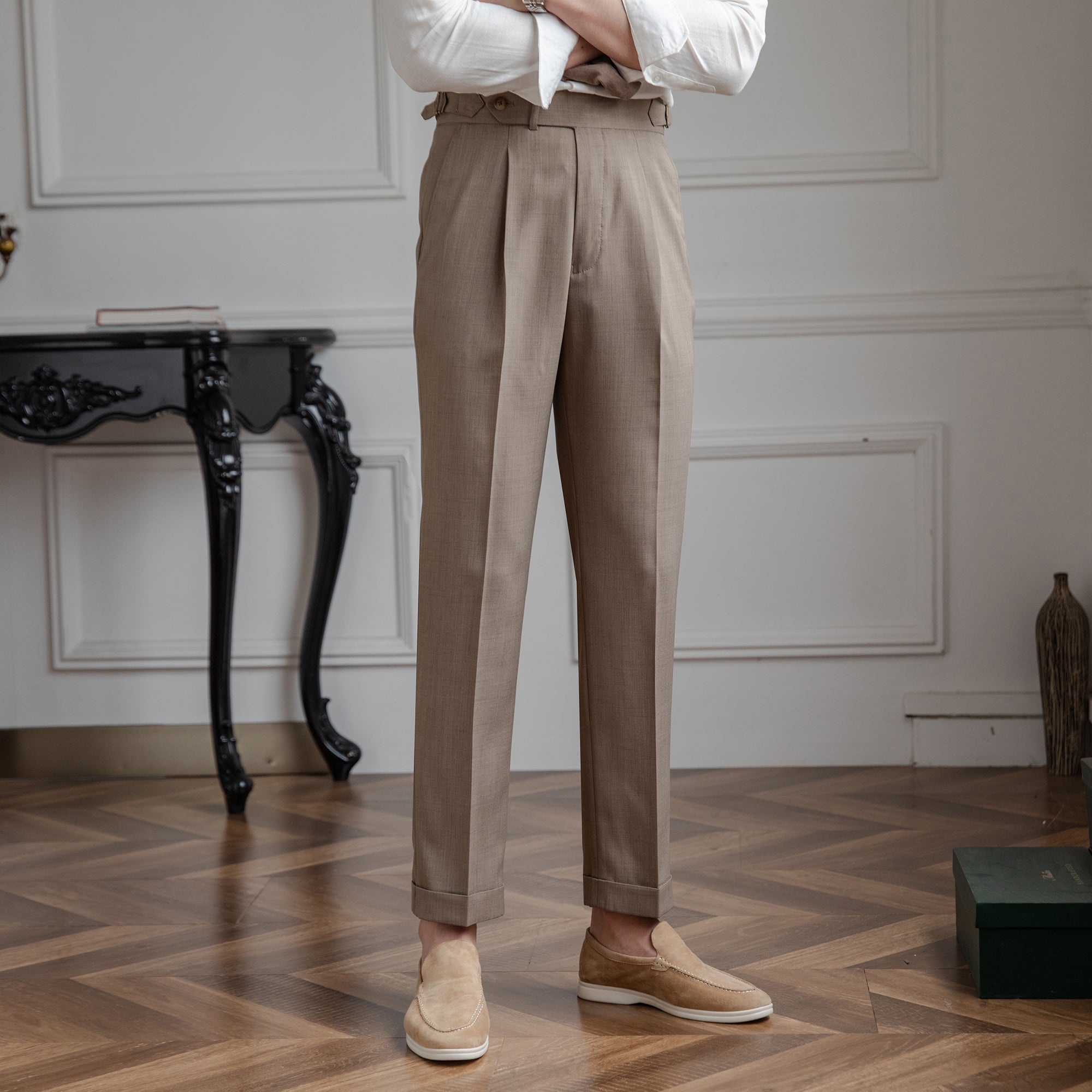 Balmoral Straight Fit Trousers