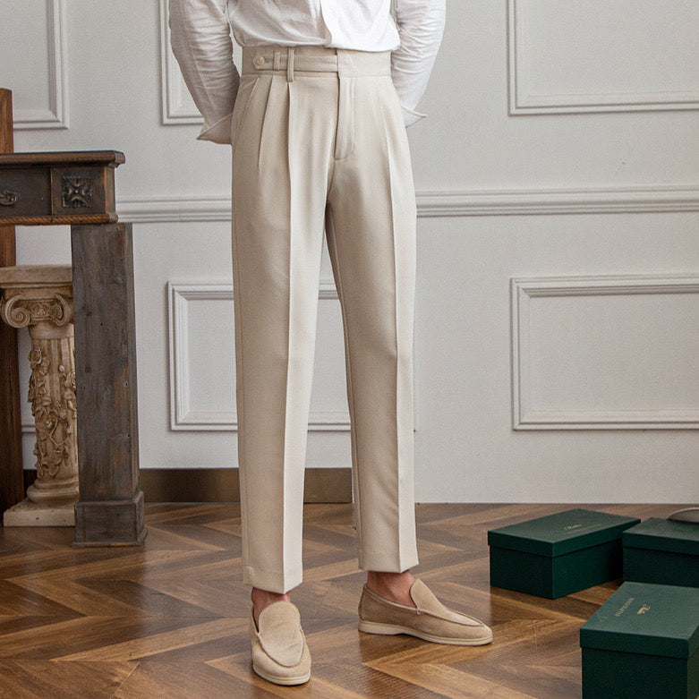 Amalfi Double Pleat Trousers