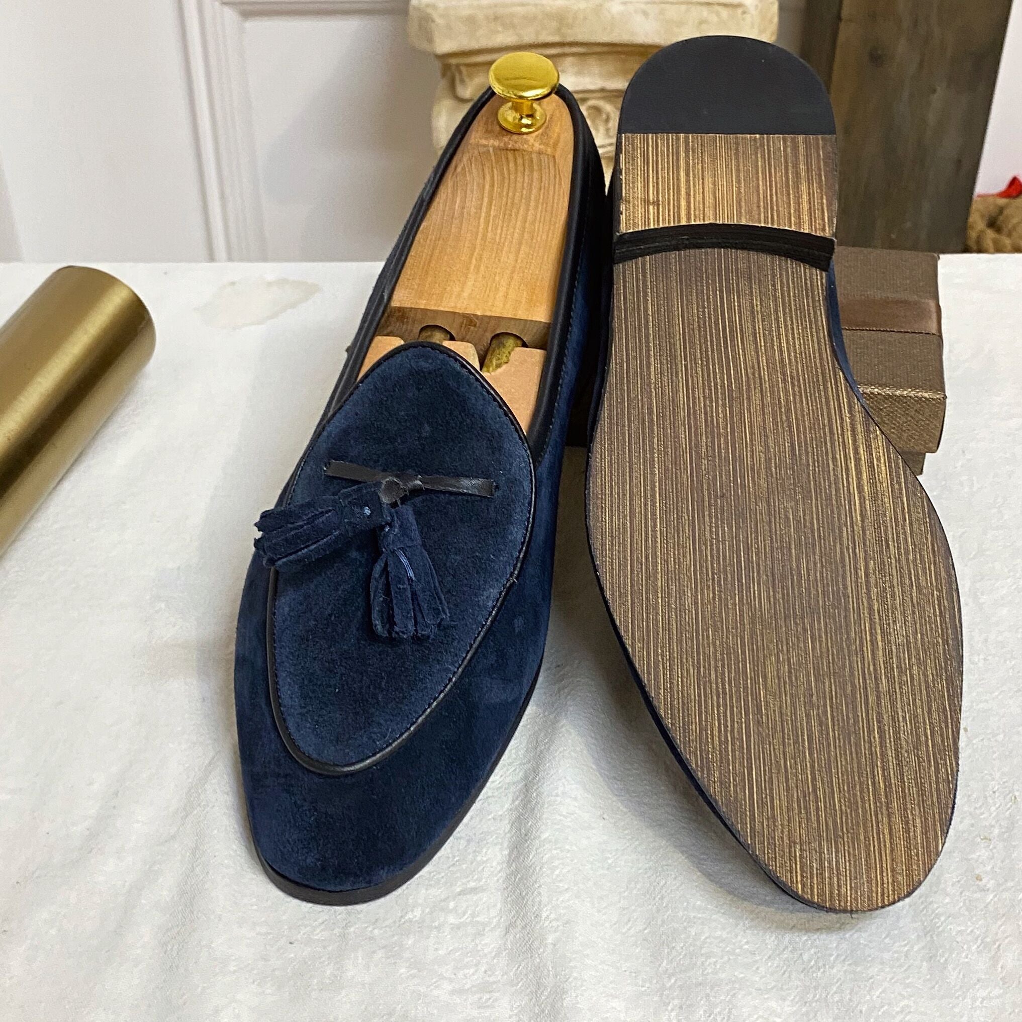 Newport Yacht Suede Tassel Loafers