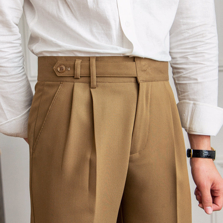 Amalfi Double Pleat Trousers