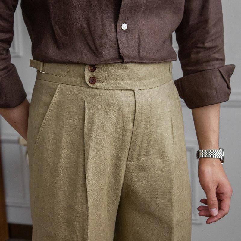 Veneto Double Button Trousers