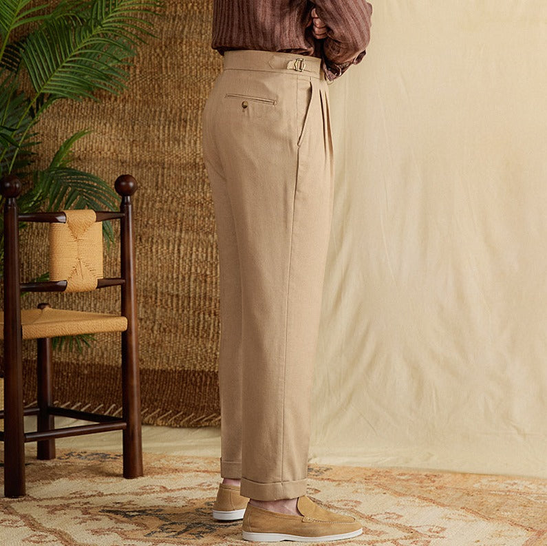 Madrid Elegant Straight Fit Trousers