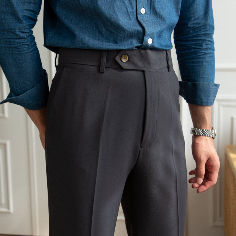 St. Motriz Straight Fit Trousers